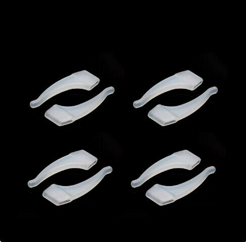 Hot selling glasses anti-slip cover [medium white (4 pairs)]