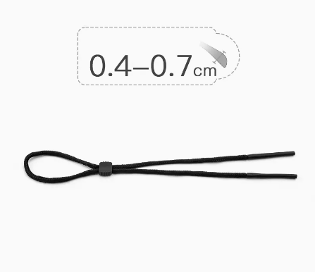 Popular eye lanyard (straw style black)