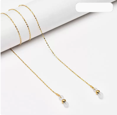 Popular glasses chain (cross style gold)