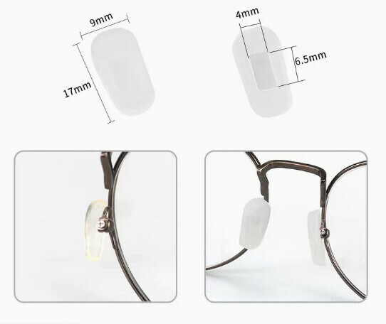 Hot style glasses nose pads [white small size 3 pairs]