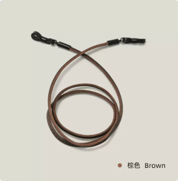 Popular sheepskin glasses cord (brown)