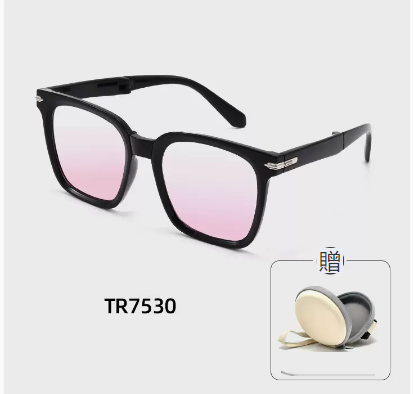 Popular folding sunglasses (blush powder)