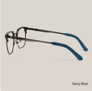 Popular soft temple covers (navy blue)