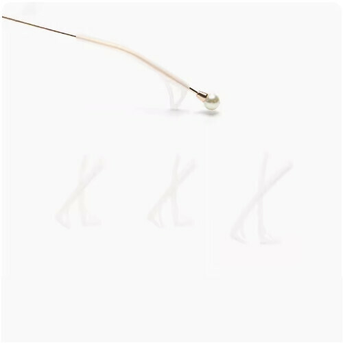 Hot style glasses anti-slip cover and anti-falling ear hooks [short style 2 pairs long style 1 pair (white)]