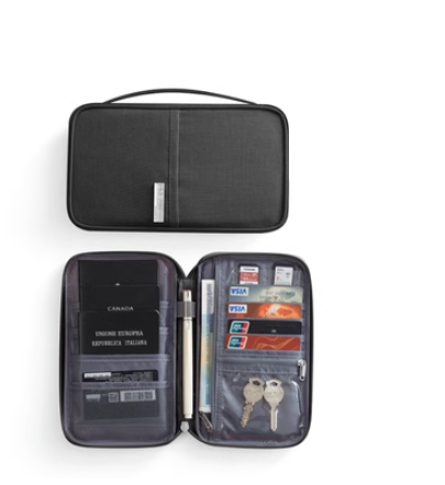 Popular ID storage bag (black-small size)