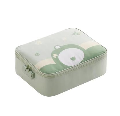 Popular ID storage bag (three layers with lock--Eya Green)