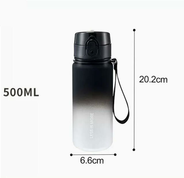 爆款（500ml【黑灰色】）水杯 水壺 水瓶 