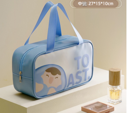 Popular travel document storage bag (blue [small size] single hand carry)