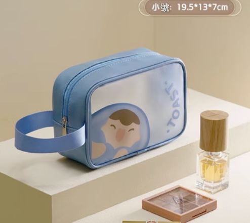 Popular travel document storage bag (blue [small size] single hand carry)