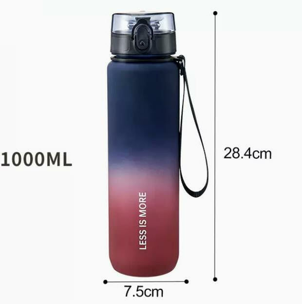 爆款（1000ml【紅藍色】）水杯 水壺 水瓶 