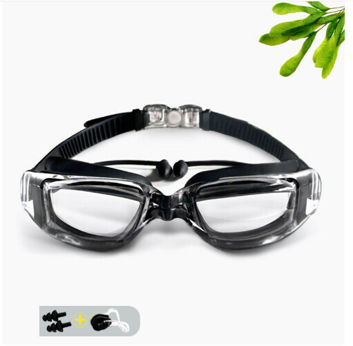 Popular high-definition waterproof and anti-fog men's and women's goggles (transparent black)