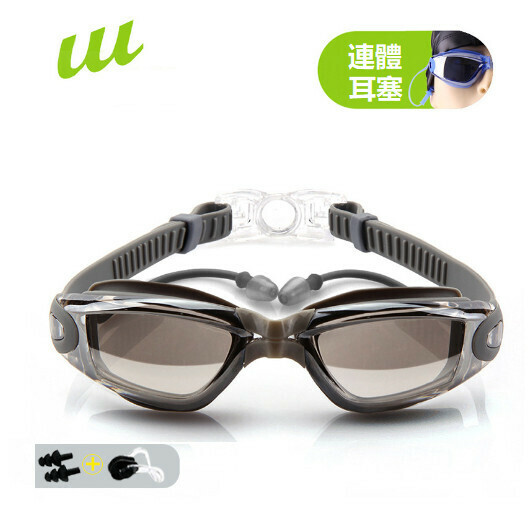 Popular high-definition waterproof and anti-fog men's and women's goggles (electroplated silver)