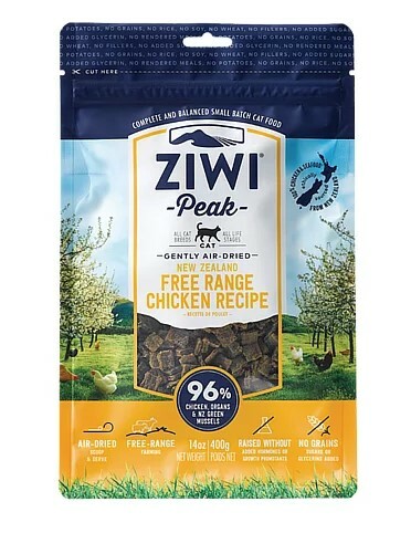 Ziwi Peak巔峰 風乾貓糧系列 放養雞配方．400g/1kg