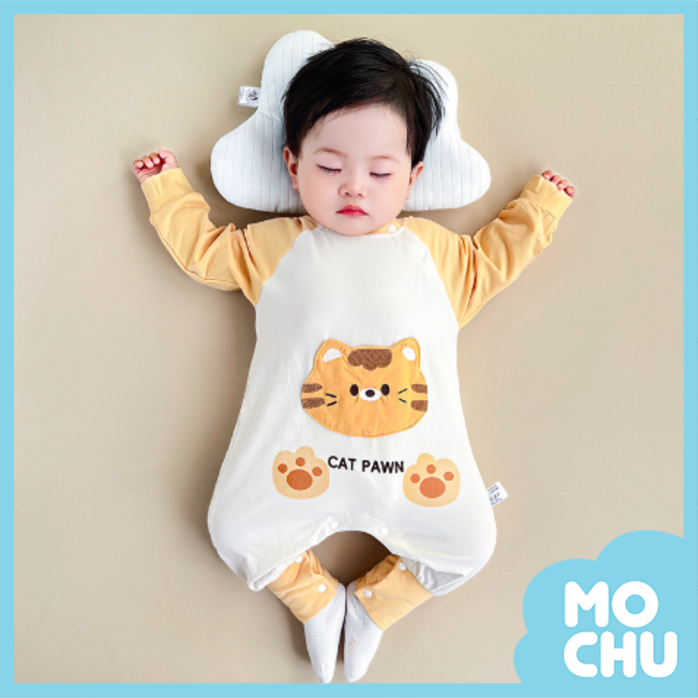 胖橘喵長袖連身衣