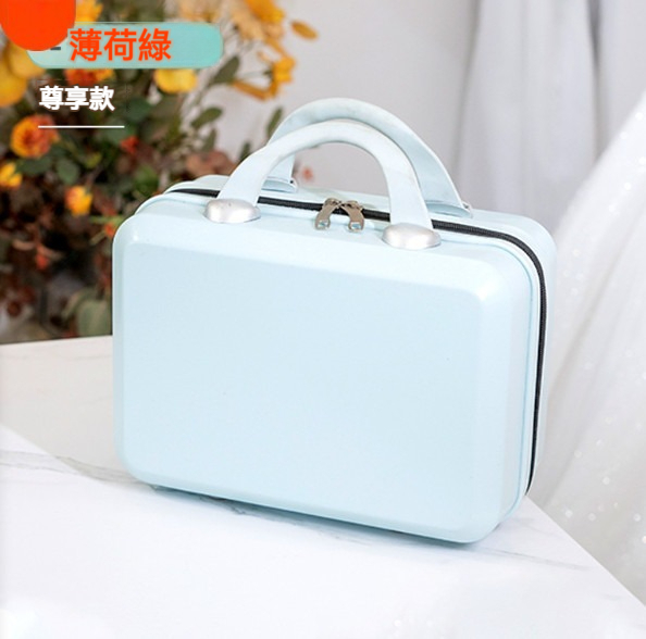 Popular small portable suitcase [15 inches] [mint green [exclusive model]]
