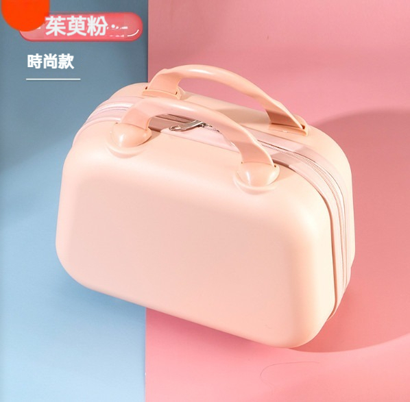 Popular small portable suitcase [16 inches] [Cornus powder [fashionable style]]