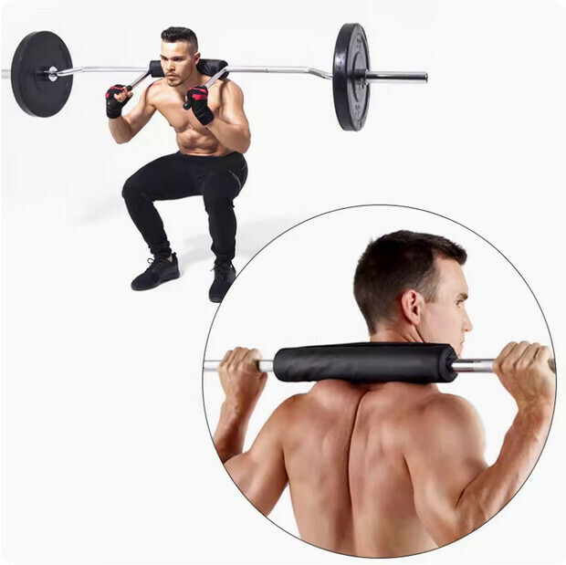 Hot Recommended [Special Offer] Shoulder Pad Sponge Pad Barbell Pad Neck Protector (Black Shoulder Pad)
