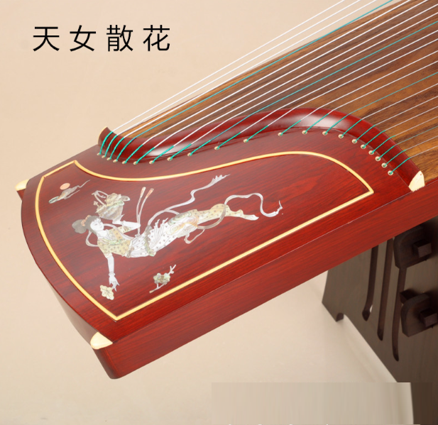 Popular big drum cowhide drum Chinese red lion dance drum performance war drum wooden hall drum 16 inches dragon drum + drum stick + adult stand