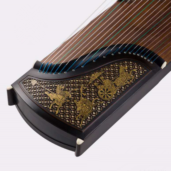 Popular ebony color solid wood guzheng (color: Han style ancient charm) (specification: 163CM)
