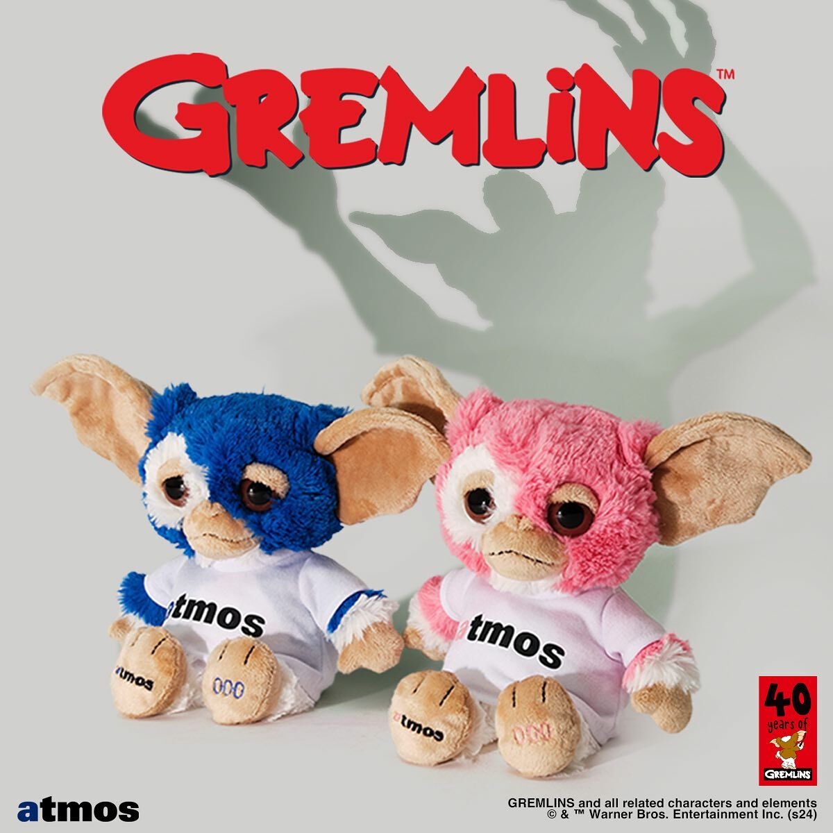 現貨┃日本限定 小魔怪 40週年 GREMLINS x NICI x atmos 娃娃 編號