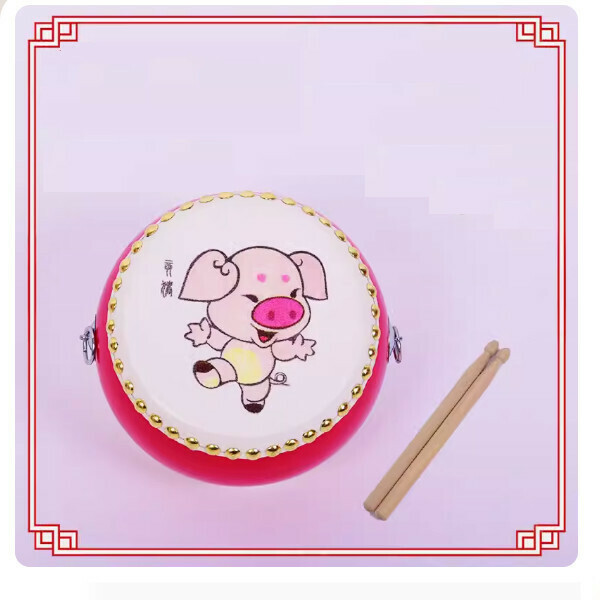 New children's drum (5-inch drum - pig)