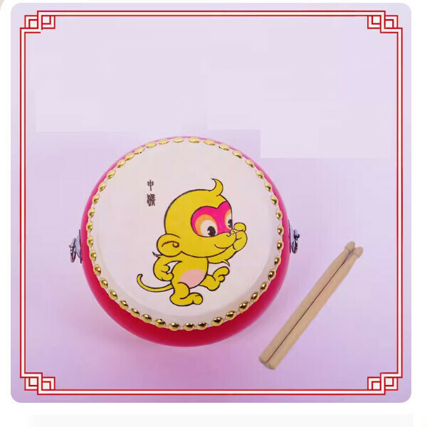 New children's drum (5-inch drum-monkey)