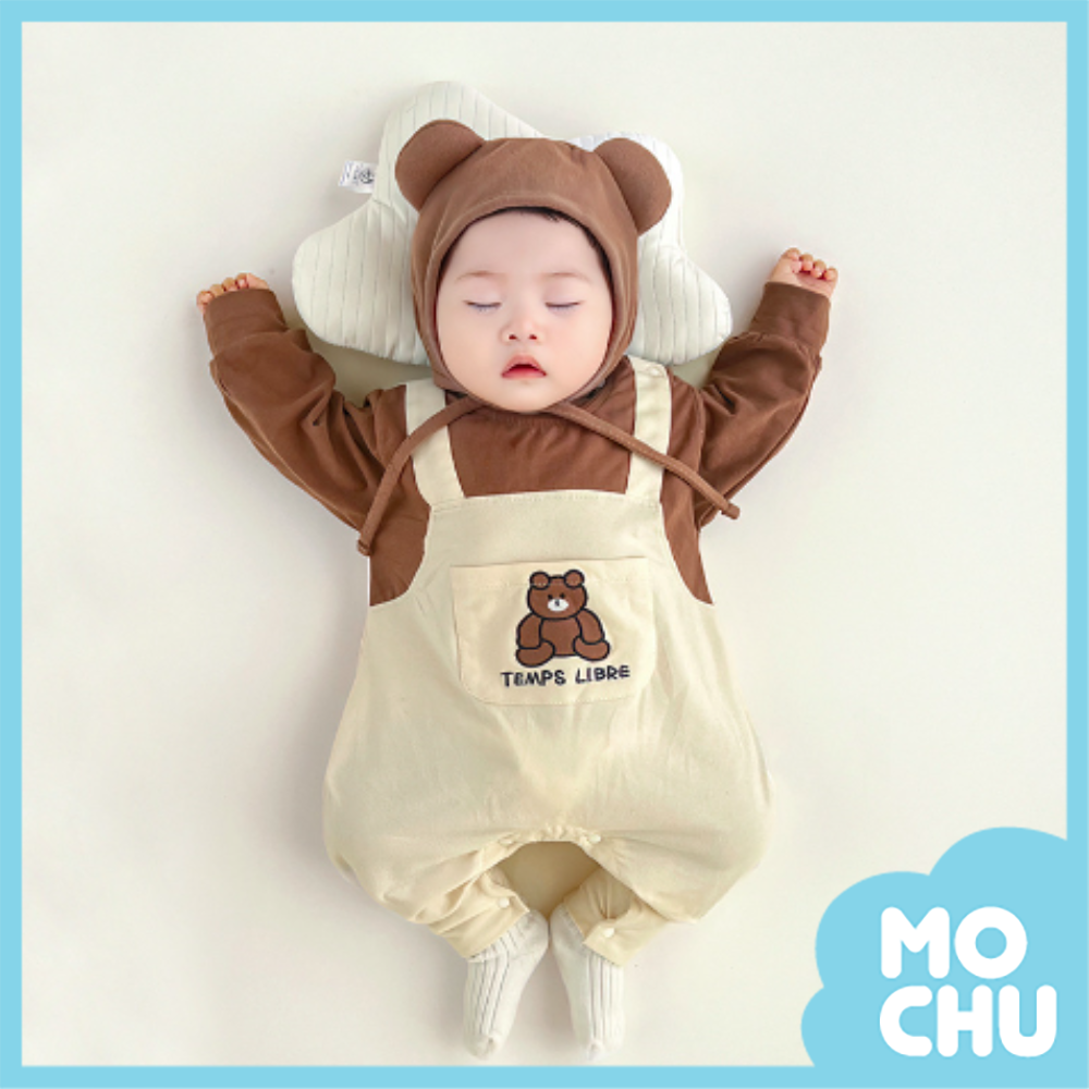 拿鐵熊長袖連身衣