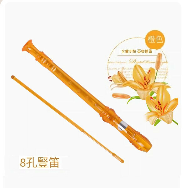 熱賣豎笛（8孔豎笛（橙色））