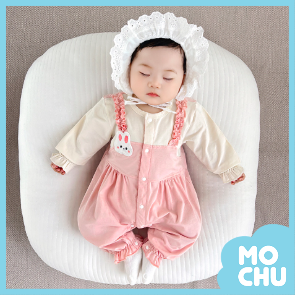 小兔結長袖連身衣