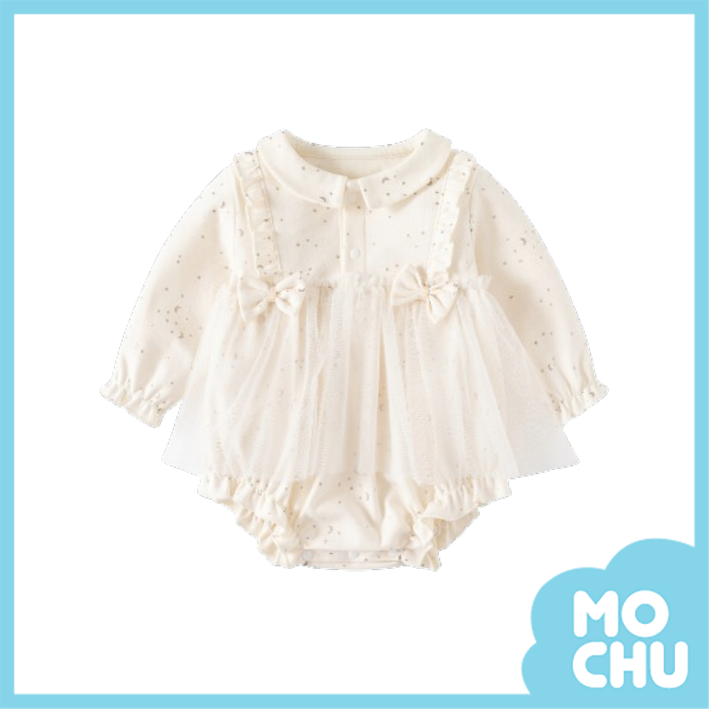 夢幻星空長袖包屁衣