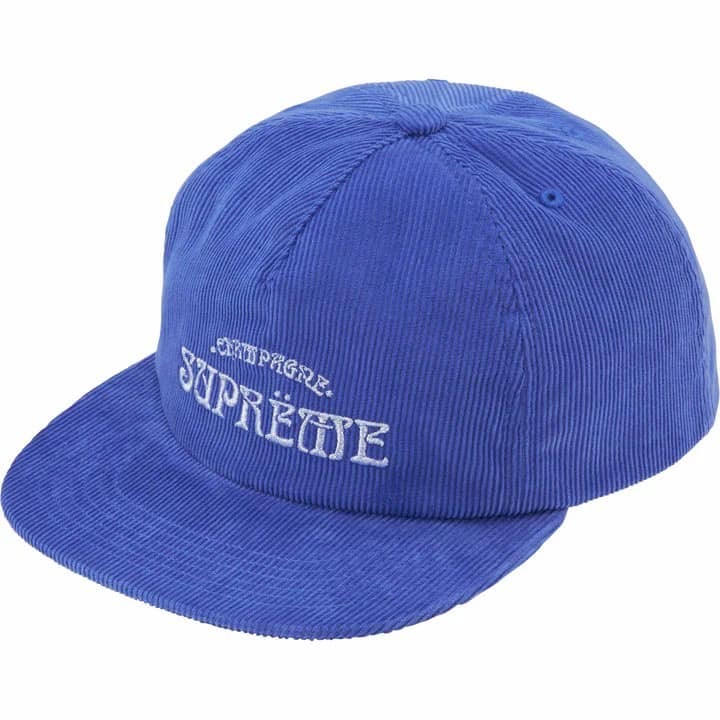 Supreme 燈芯絨帽