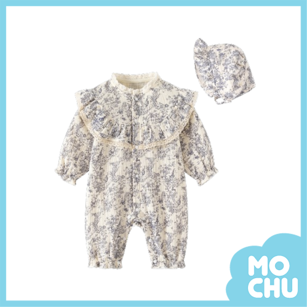 森林水墨長袖包屁衣(二色)