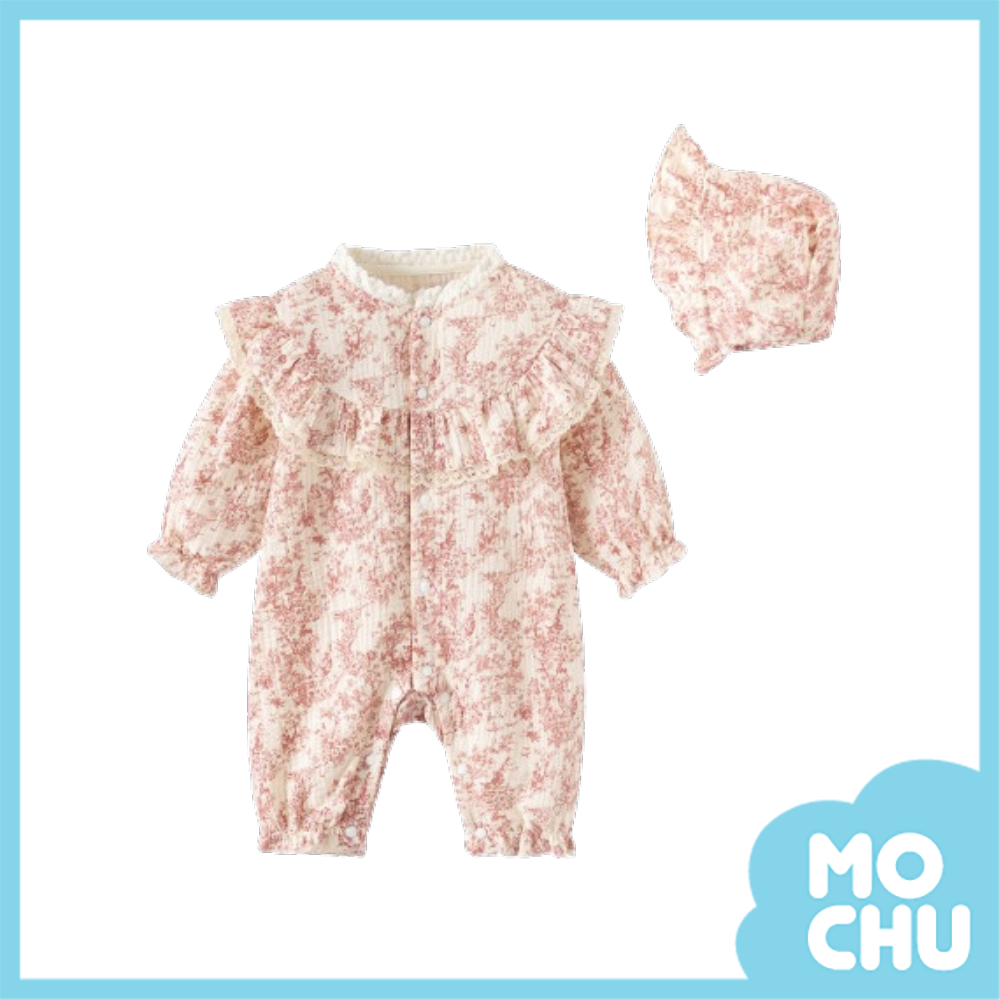 森林水墨長袖包屁衣(二色)