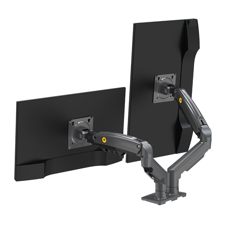 NB Adjustable Gas Spring Monitor Desk Arm F160