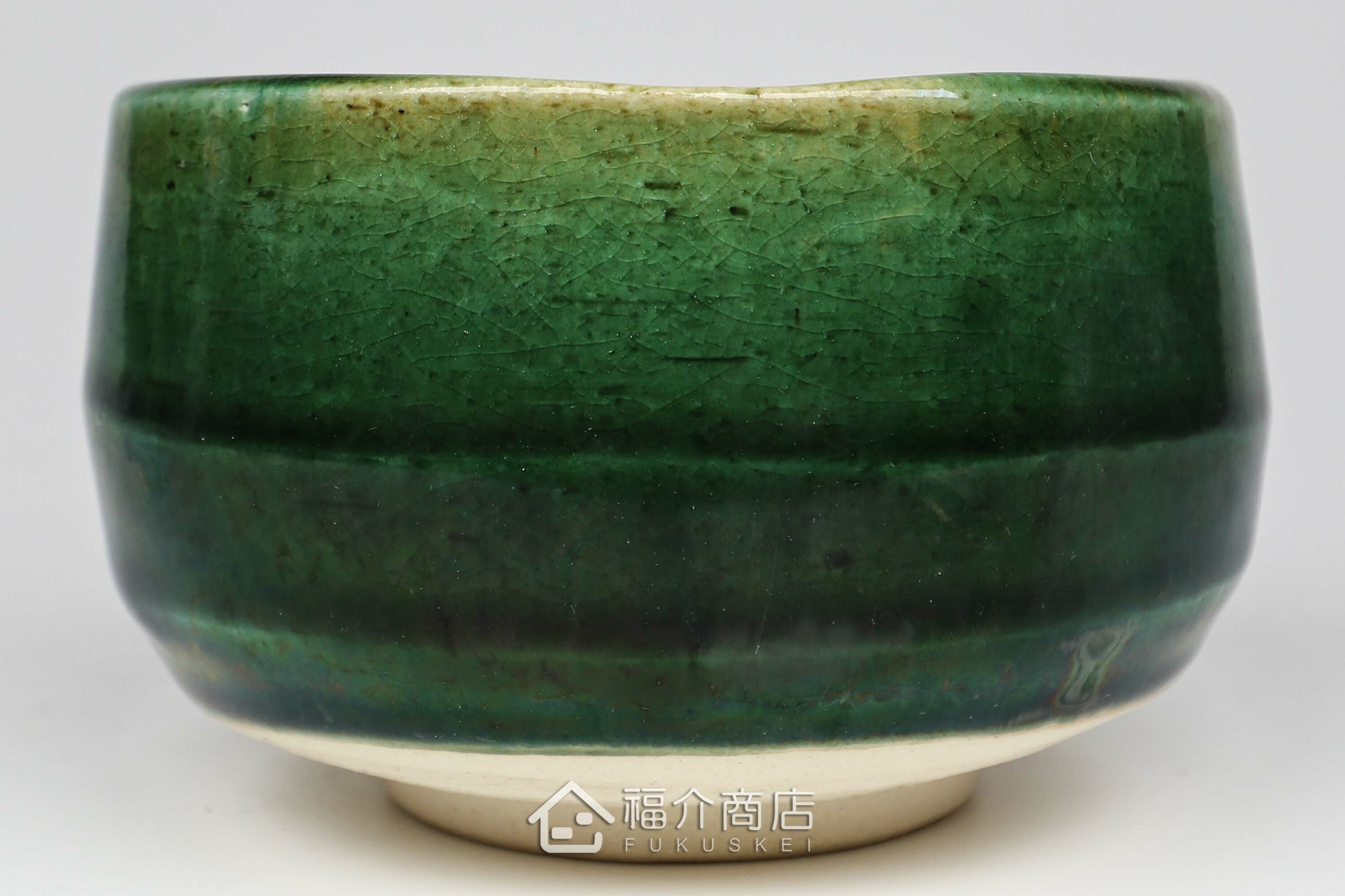 盛裝抹茶用的綠色抹茶杯碗450cc