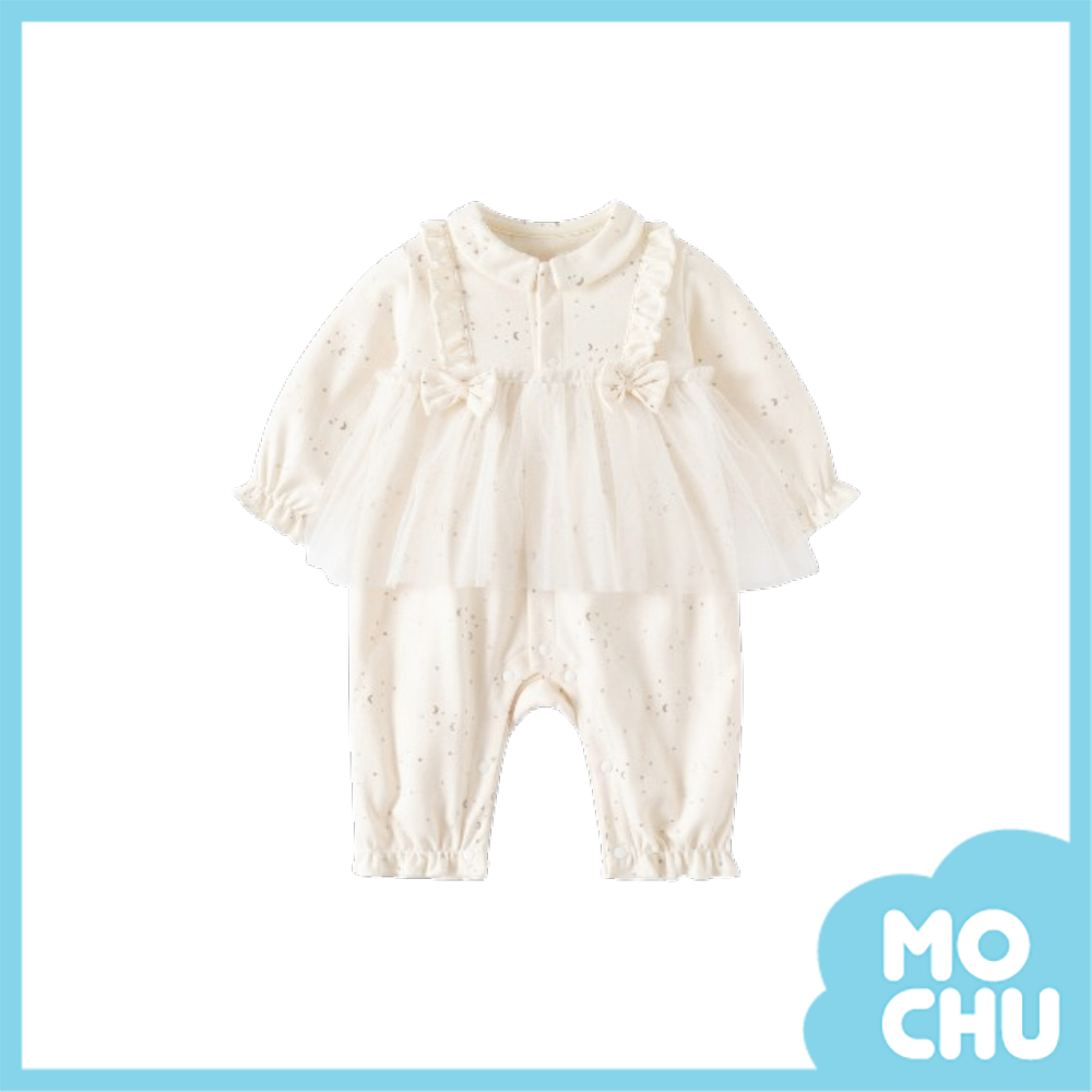 浪漫星月長袖連身衣