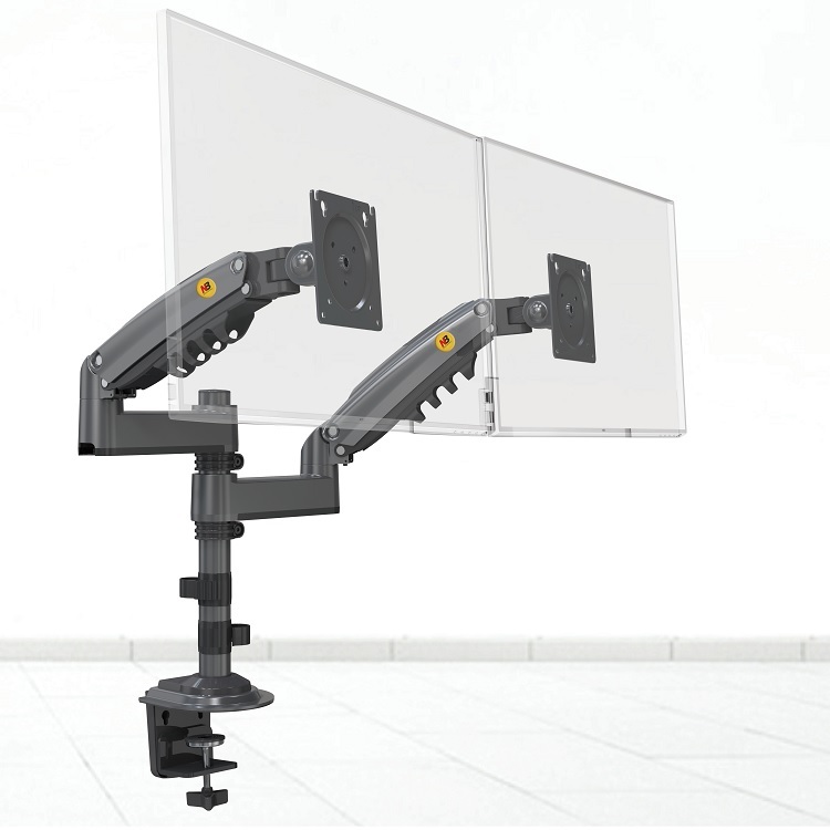 NB Adjustable Gas Spring Monitor Desk Arm H180