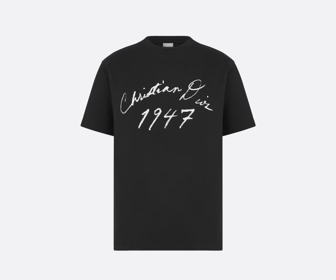 Dior handwritten Christian Dior relaxed fit T-shirt