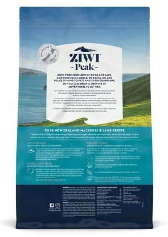 Ziwi Peak巔峰 風乾狗糧系列 鯖魚及羊肉配方．1kg/2.5kg/4kg