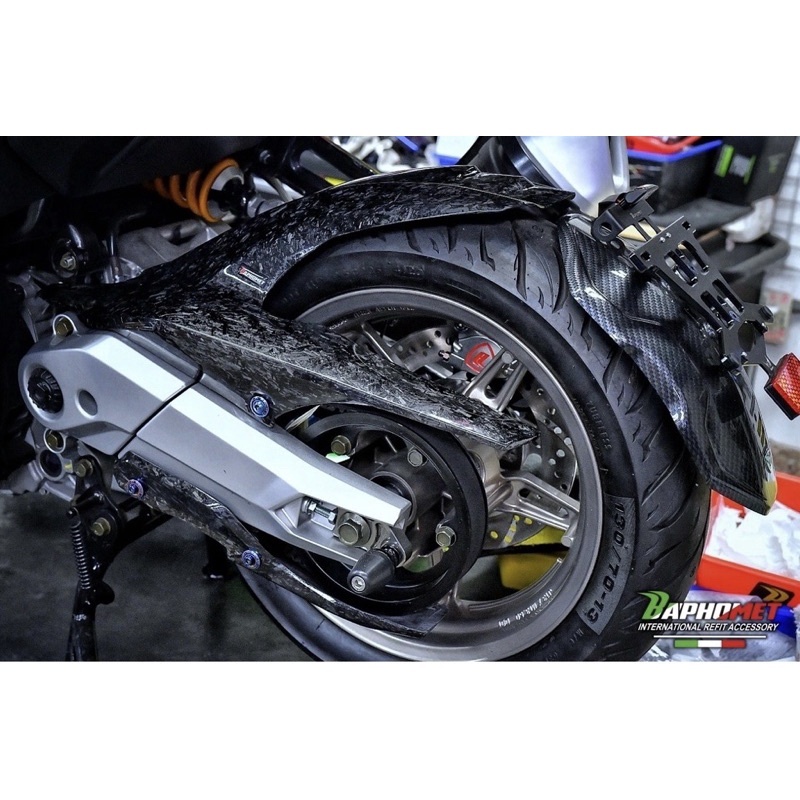 【巴風特 Bpahomet】巴風特 後土除 內土除 卡夢 碳纖維 鍛造碳纖維 非包覆 光陽 KRV/KRV180 皮帶版