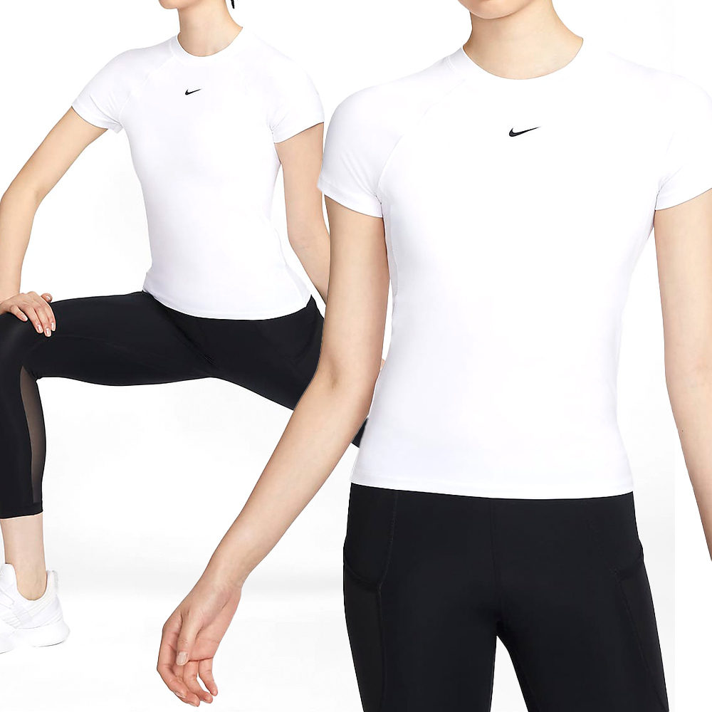 Nike NK PRO DF SS BASELAYER 女款 白色 運動 休閒 短袖 上衣 FV7843-100