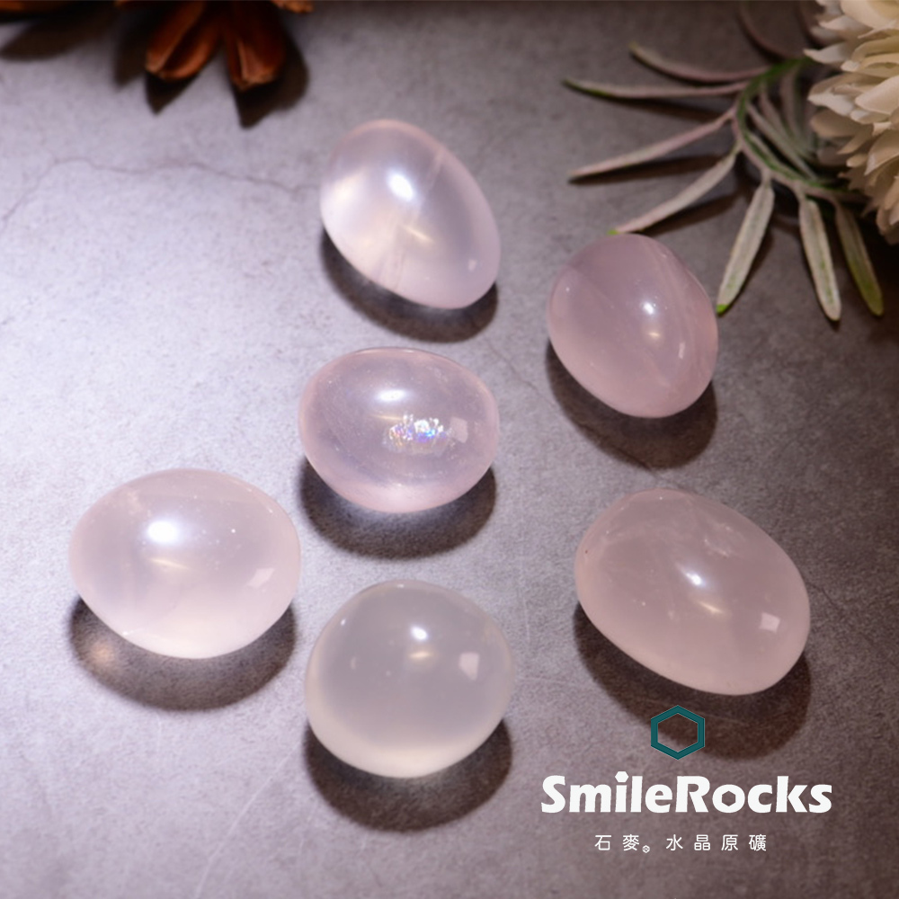 【石麥SmileRocks】粉水晶滾石
