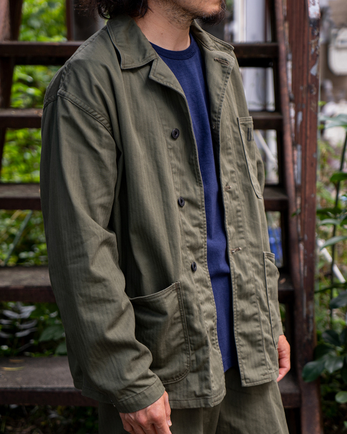 The Real McCoy's - Jacket, Utility N-3 / Stencil Olive
