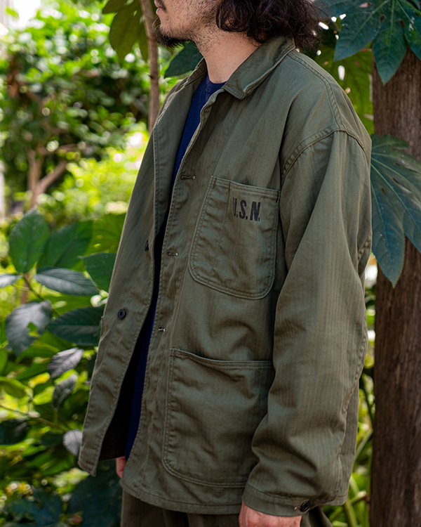 The Real McCoy's Jacket, Utility N-3 Stencil Olive - Main Image