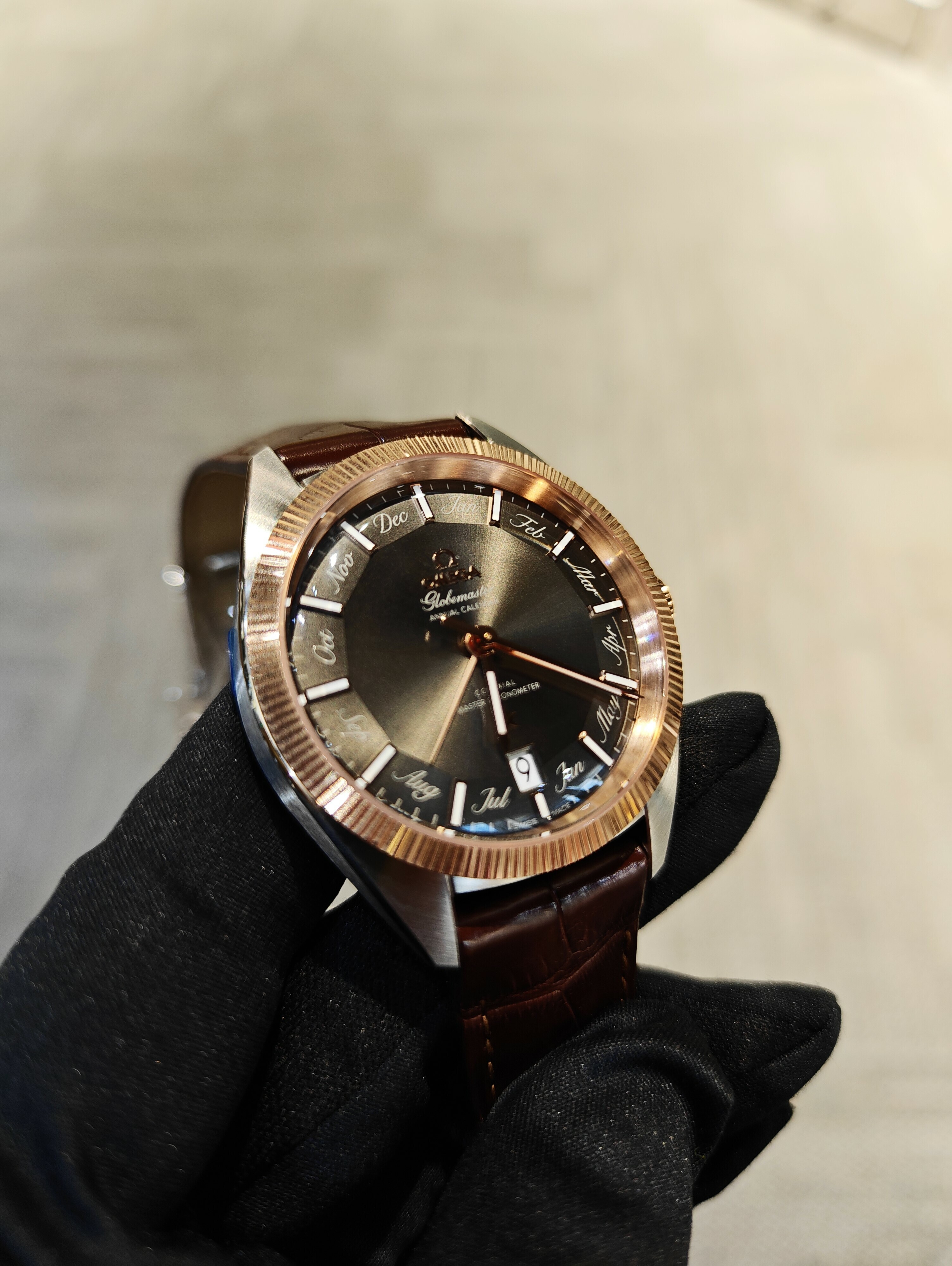 全新歐米茄星座系列 130.23.41.22.06.001 13023412206001 灰色面GLOBEMASTER CHRONOMETER 41 毫米鋼腕錶