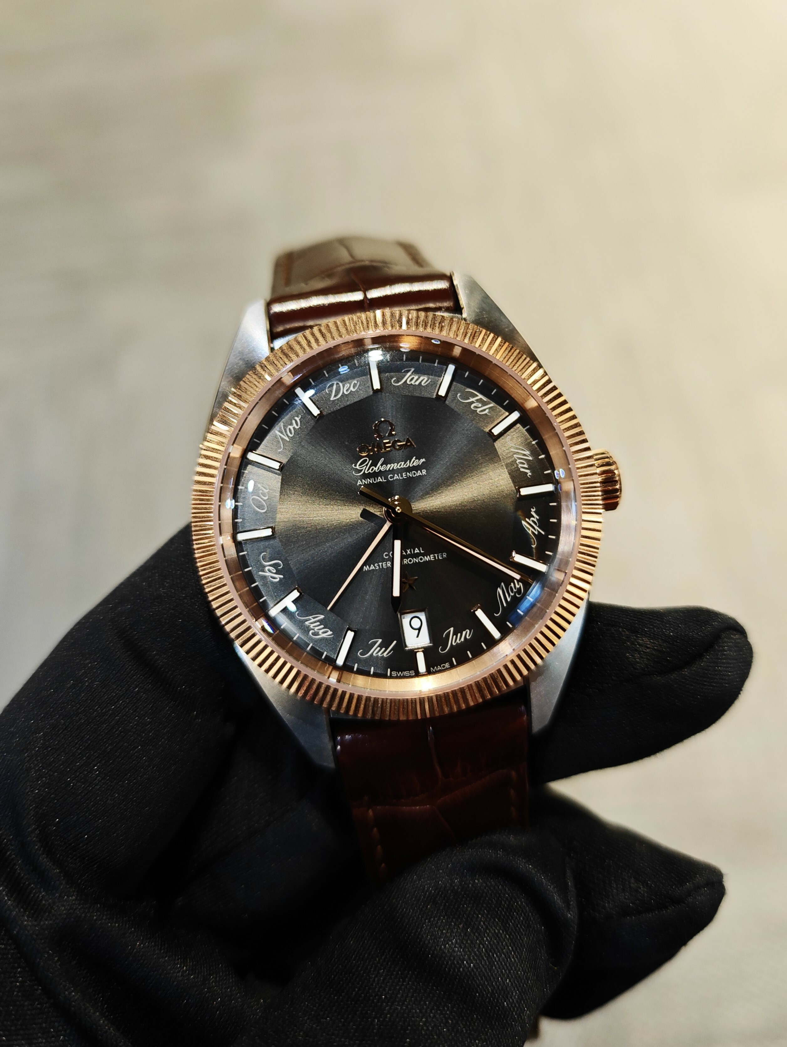 全新歐米茄星座系列 130.23.41.22.06.001 13023412206001 灰色面GLOBEMASTER CHRONOMETER 41 毫米鋼腕錶