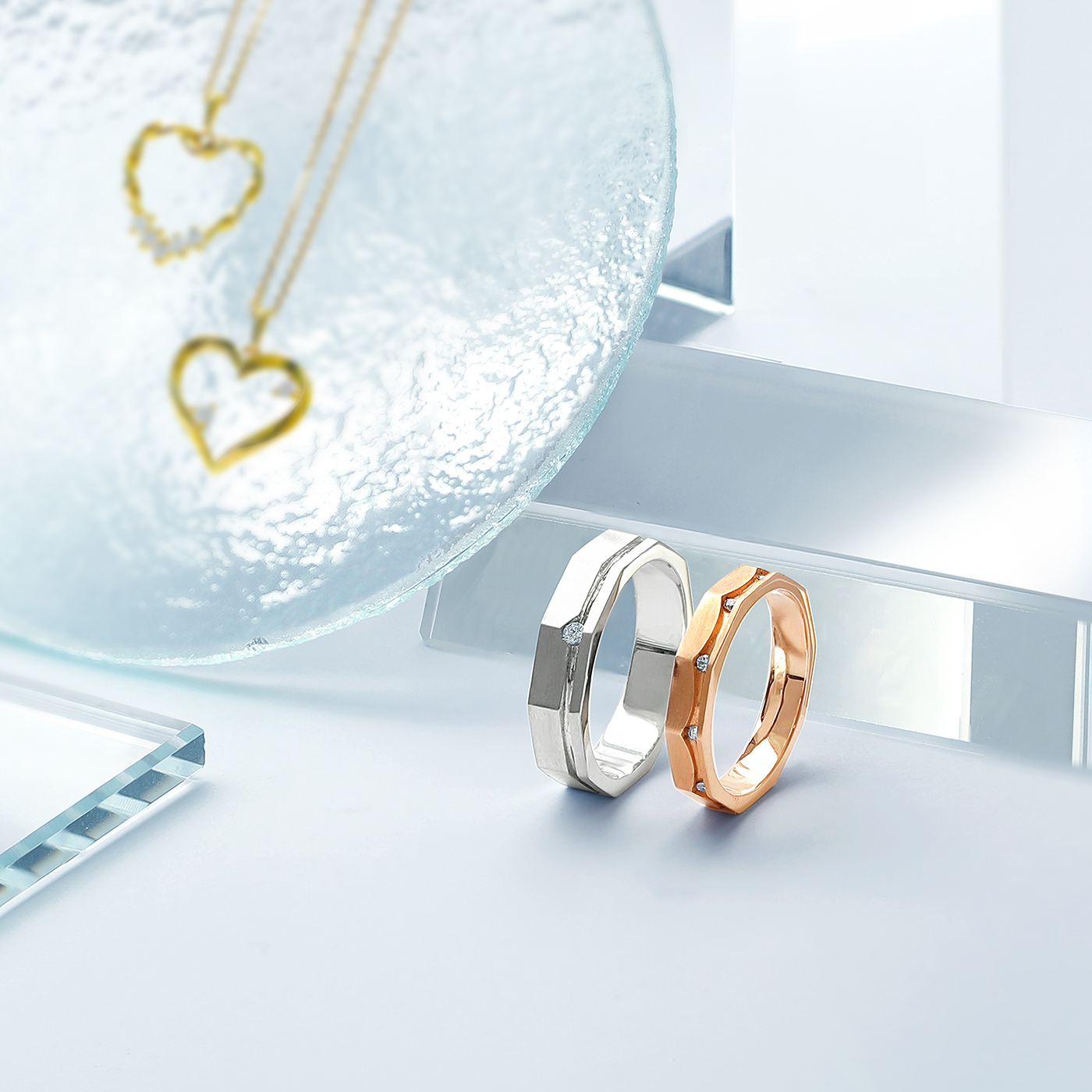 漫步霧都 － 鑽石對戒