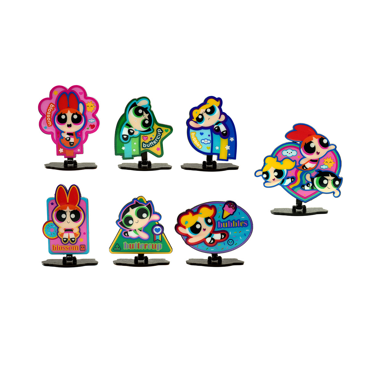 飛天小女警磁貼徽章座