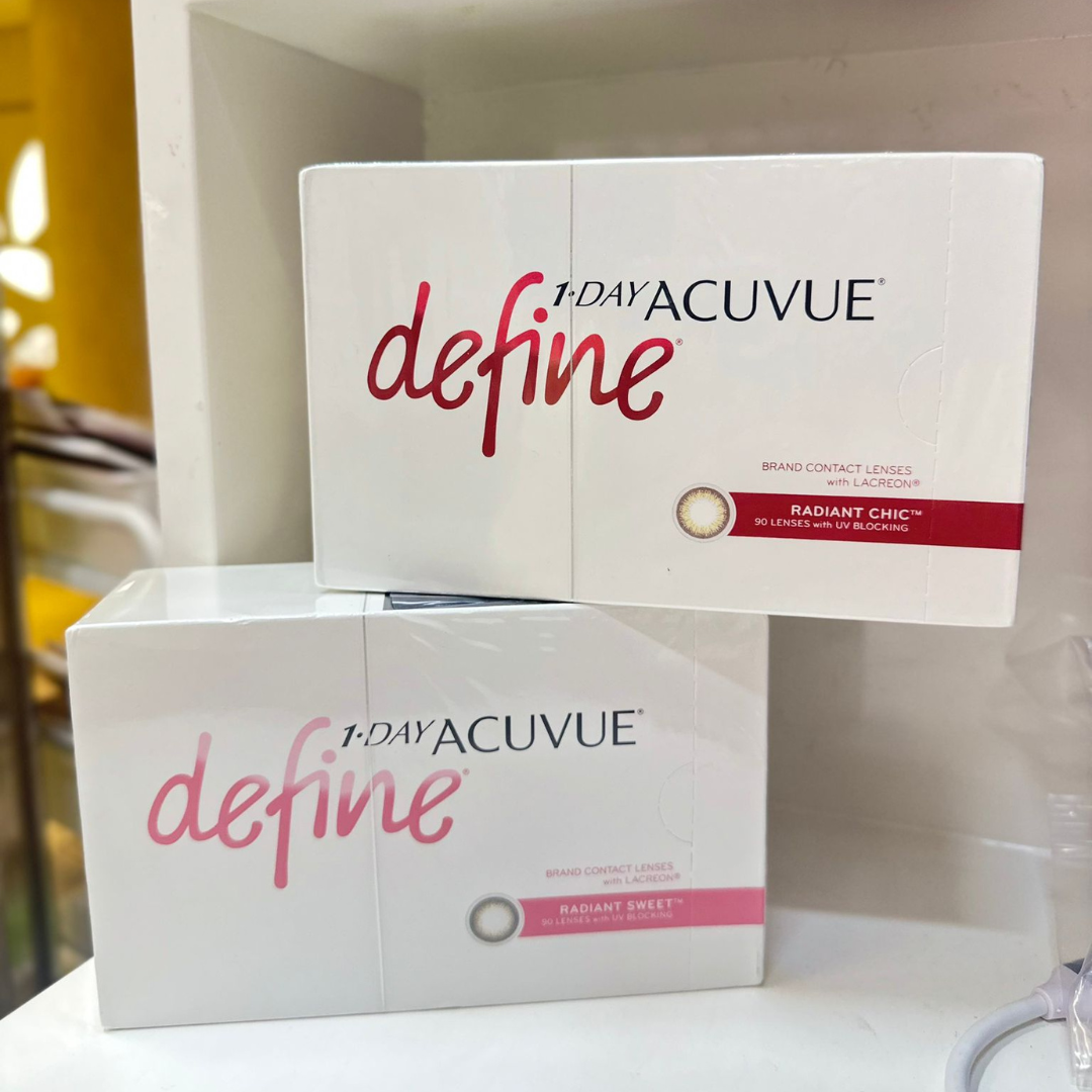 [90片裝] 1 DAY ACUVUE Define 增量裝｜巨無霸｜日常通勤必備｜日拋彩色隱形眼鏡
