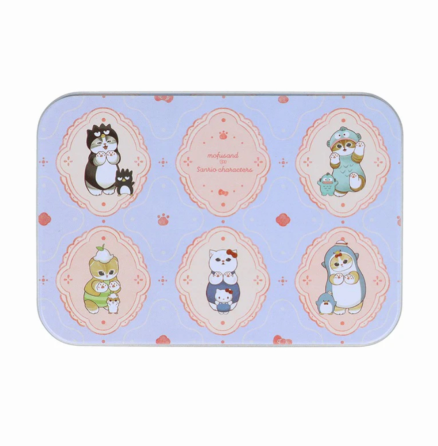 日本限定 mofusand 貓福珊迪 可愛的復古罐頭備忘錄